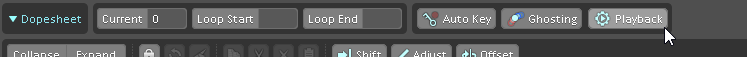 Playback options
